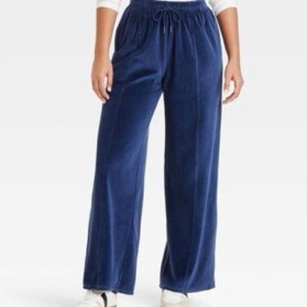 Universal Thread XS S XL Velour Pants Blue